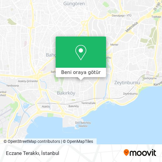 Eczane Terakkı harita