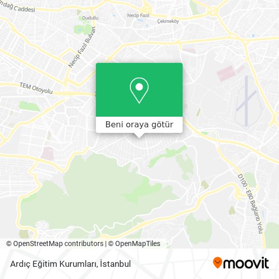 Ardıç Eğitim Kurumları harita