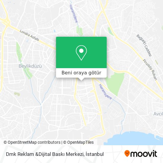 Dmk Reklam &Dijital Baskı Merkezi harita