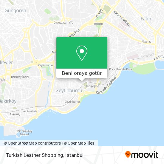 Turkish Leather Shopping harita