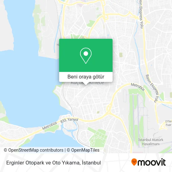 Erginler Otopark ve Oto Yıkama harita