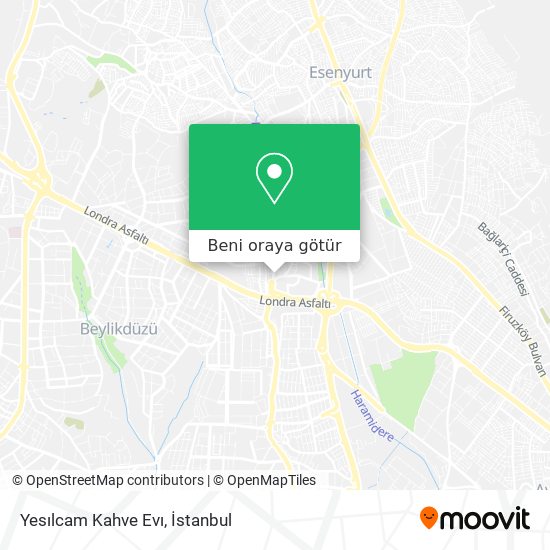 Yesılcam Kahve Evı harita