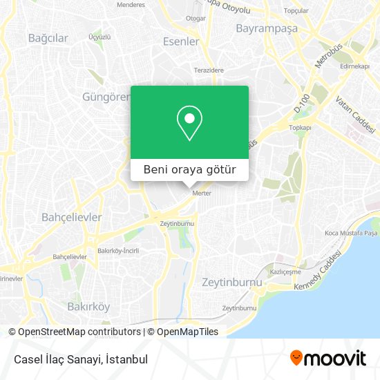 Casel İlaç Sanayi harita