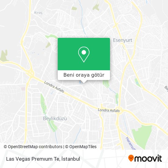 Las Vegas Premıum Te harita