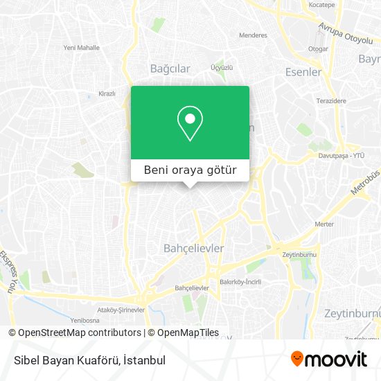 Sibel Bayan Kuaförü harita