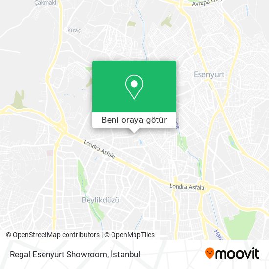 Regal Esenyurt Showroom harita