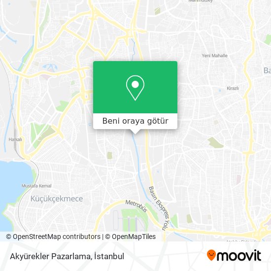Akyürekler Pazarlama harita