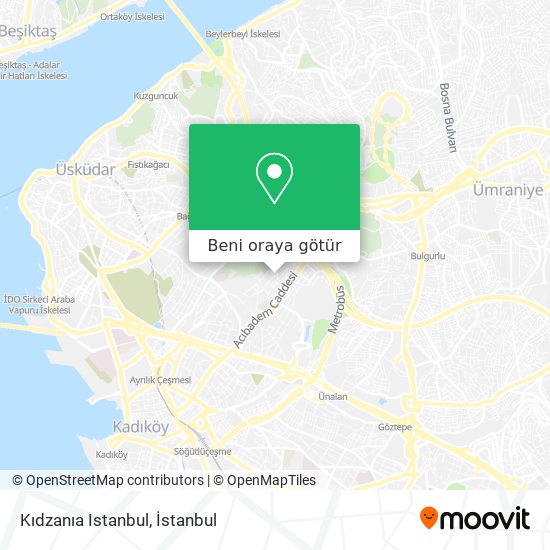 Kıdzanıa Istanbul harita