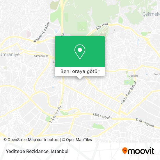 Yeditepe Rezidance harita