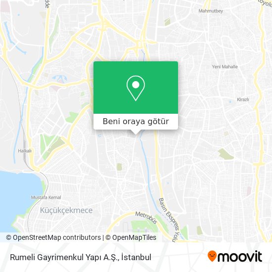Rumeli Gayrimenkul Yapı A.Ş. harita