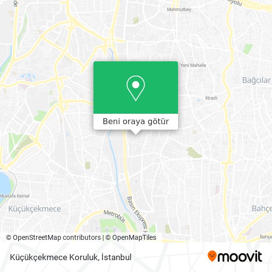 Küçükçekmece Koruluk harita