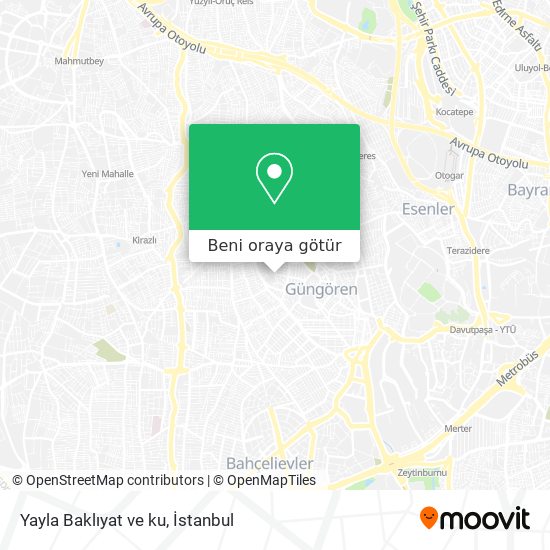 Yayla Baklıyat ve ku harita