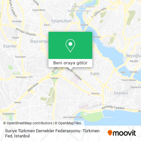 Suriye Türkmen Dernekler Federasyonu -Türkmen Fed harita