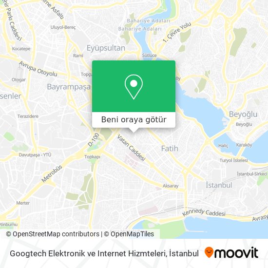 Googtech Elektronik ve Internet Hizmteleri harita