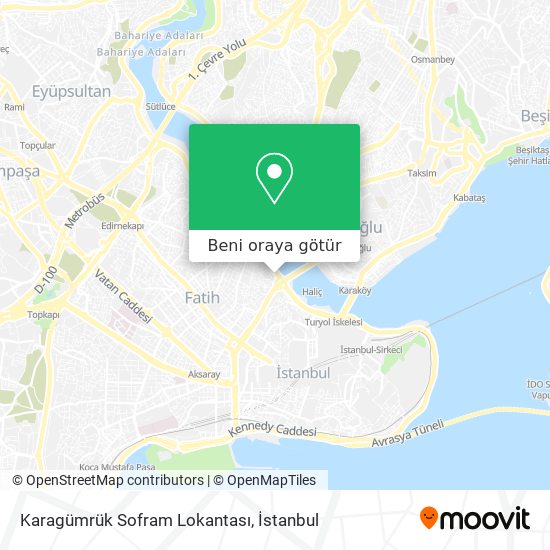 Karagümrük Sofram Lokantası harita