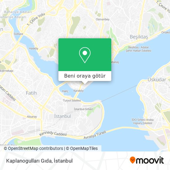 Kaplanogulları Gıda harita