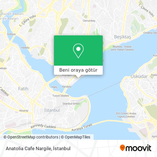 Anatolia Cafe Nargile harita