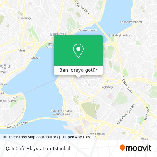 Çatı Cafe Playstation harita