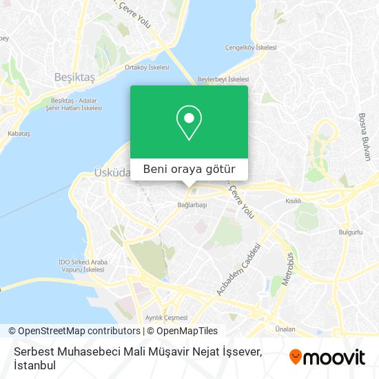 Serbest Muhasebeci Mali Müşavir Nejat İşsever harita