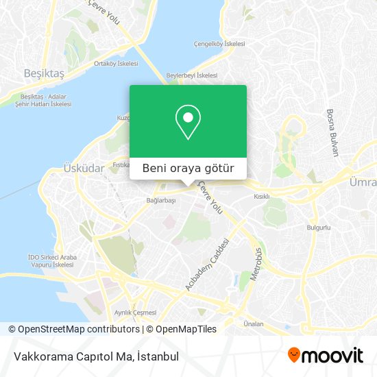Vakkorama Capıtol Ma harita