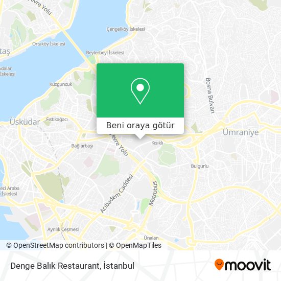 Denge Balık Restaurant harita