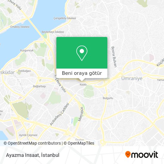Ayazma Insaat harita