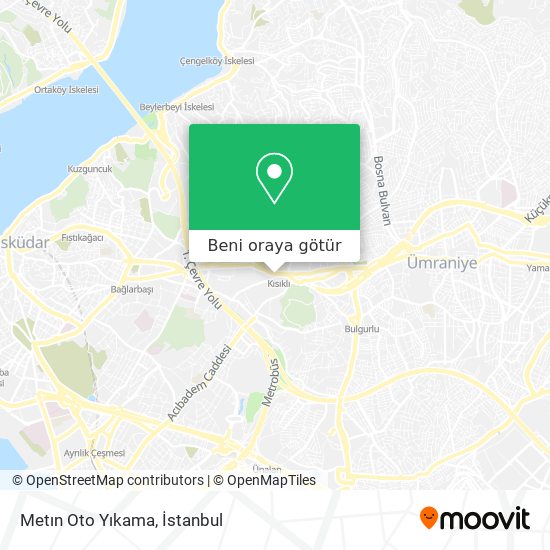 Metın Oto Yıkama harita