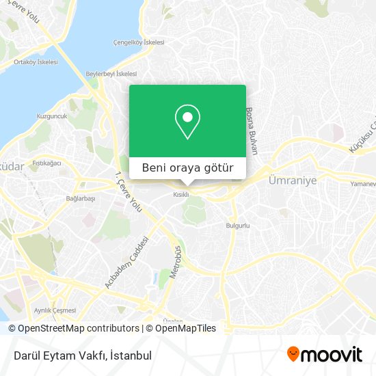 Darül Eytam Vakfı harita
