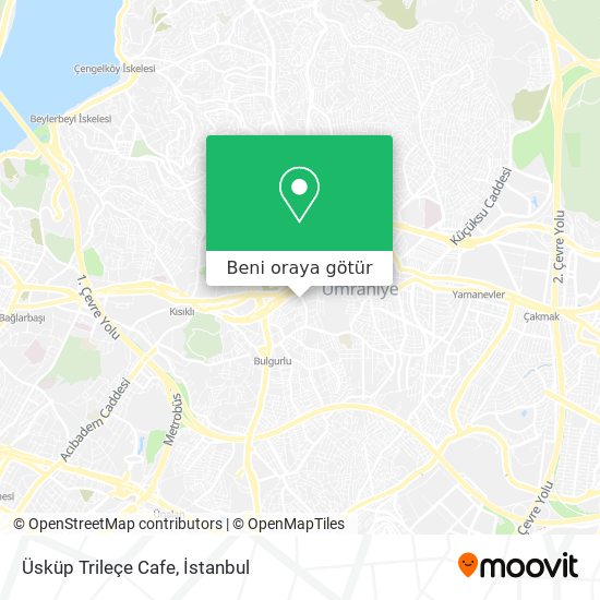 Üsküp Trileçe Cafe harita