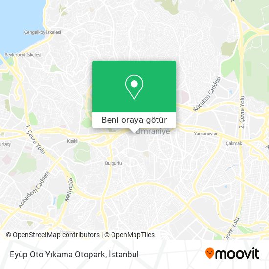 Eyüp Oto Yıkama Otopark harita