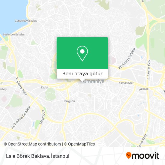 Lale Börek Baklava harita