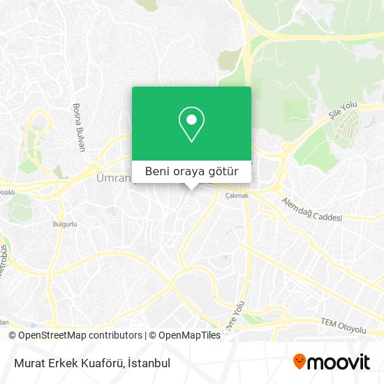 Murat Erkek Kuaförü harita