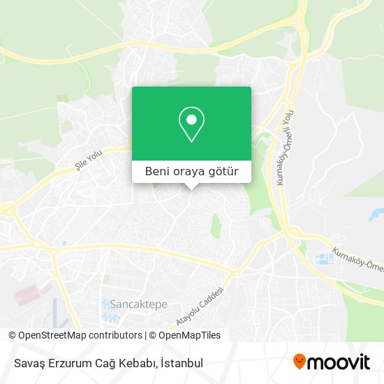 Savaş Erzurum Cağ Kebabı harita
