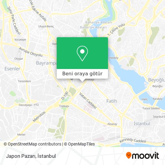 Japon Pazarı harita