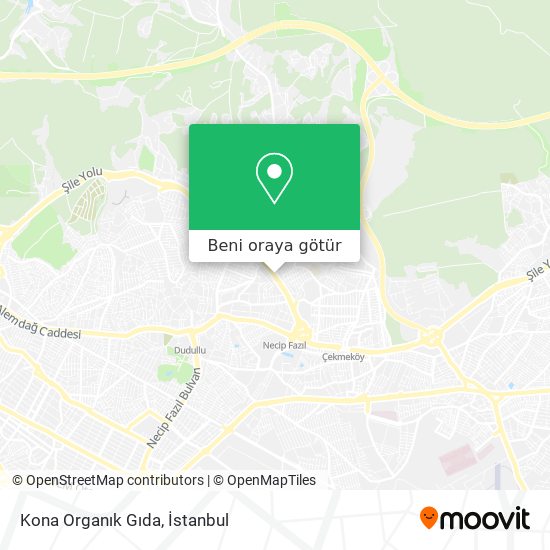 Kona Organık Gıda harita