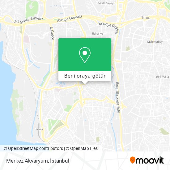 Merkez Akvaryum harita