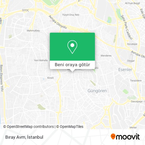 Bıray Avm harita