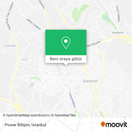 Power Bilişim harita