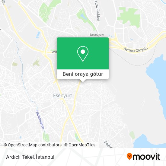 Ardıclı Tekel harita