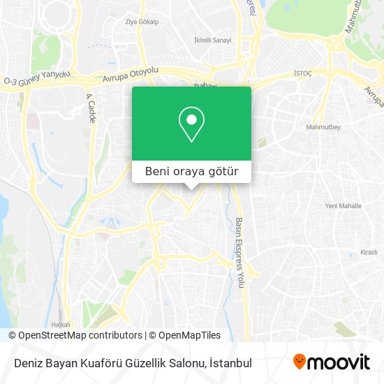 Deniz Bayan Kuaförü Güzellik Salonu harita