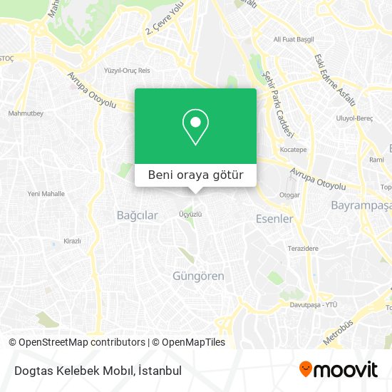 Dogtas Kelebek Mobıl harita