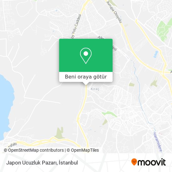 Japon Ucuzluk Pazarı harita