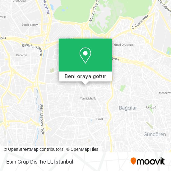 Esın Grup Dıs Tıc Lt harita