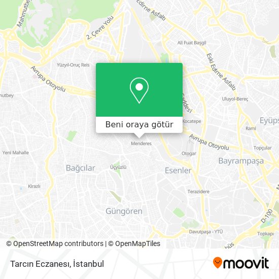 Tarcın Eczanesı harita