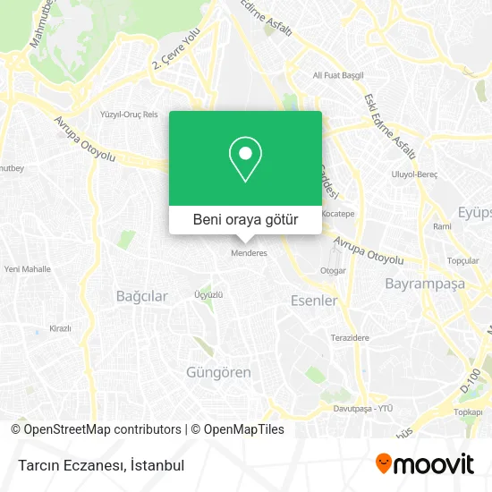 Tarcın Eczanesı harita