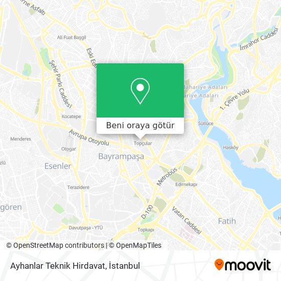 Ayhanlar Teknik Hirdavat harita