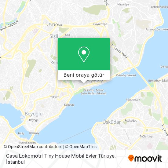 Casa Lokomotif Tiny House Mobil Evler Türkiye harita