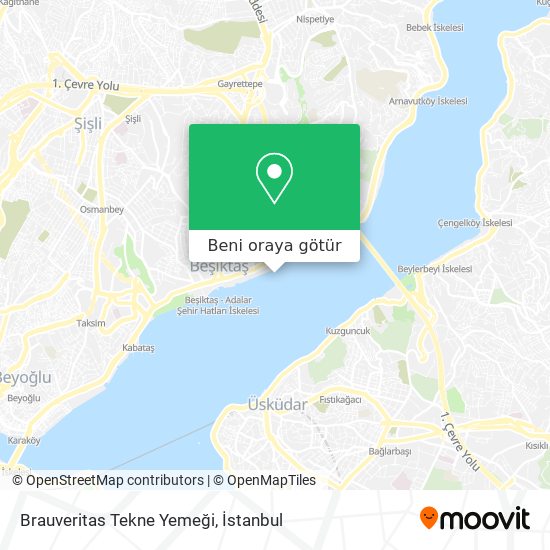 Brauveritas Tekne Yemeği harita