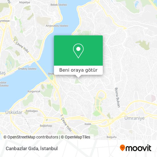 Canbazlar Gıda harita