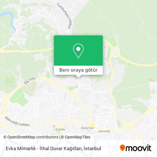Evka Mimarlık - İthal Duvar Kağıtları harita